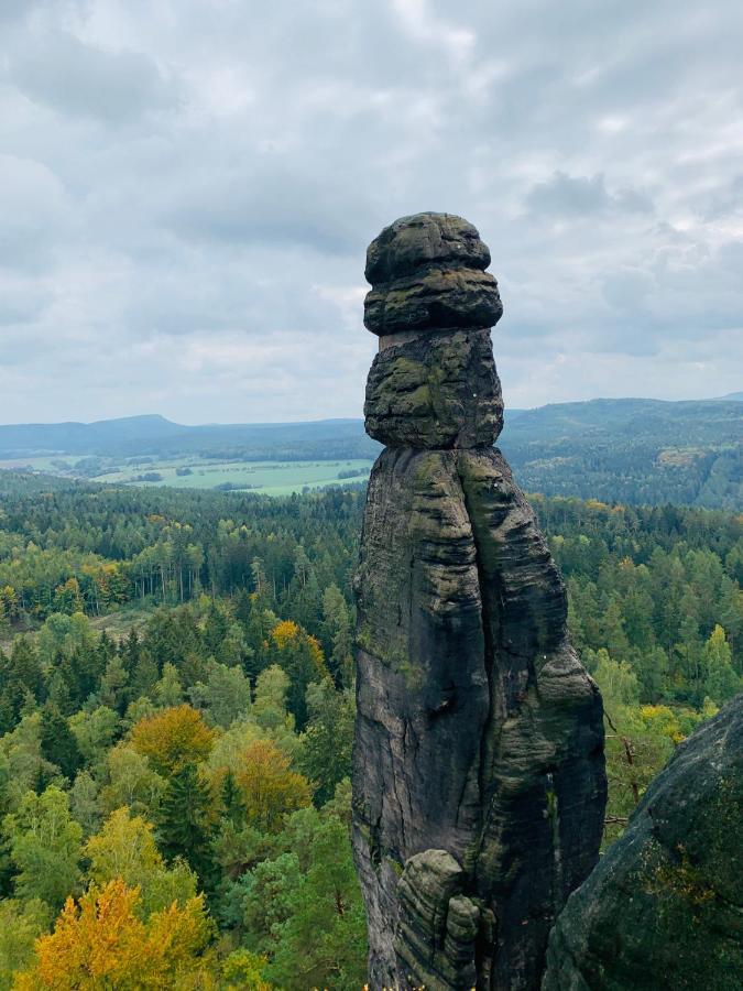 Ferienwohnung Am Malerweg ケーニッヒスシュタイン・アン・デ・エルベ エクステリア 写真